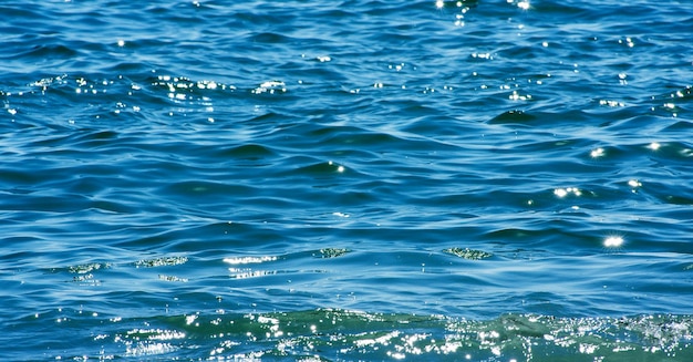Textura de fundo azul água do mar