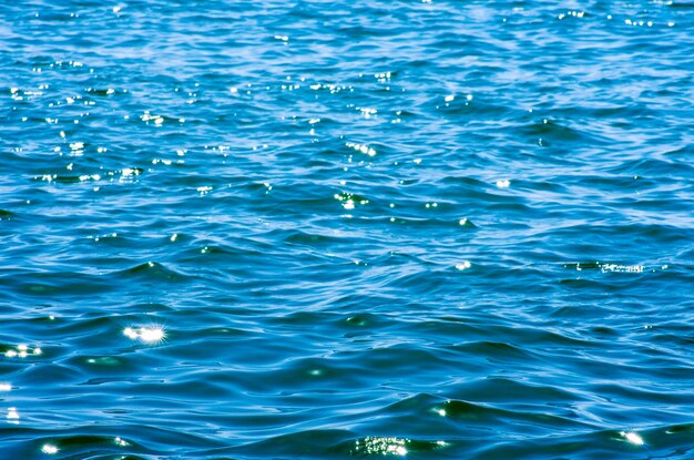 Foto textura de fundo azul água do mar