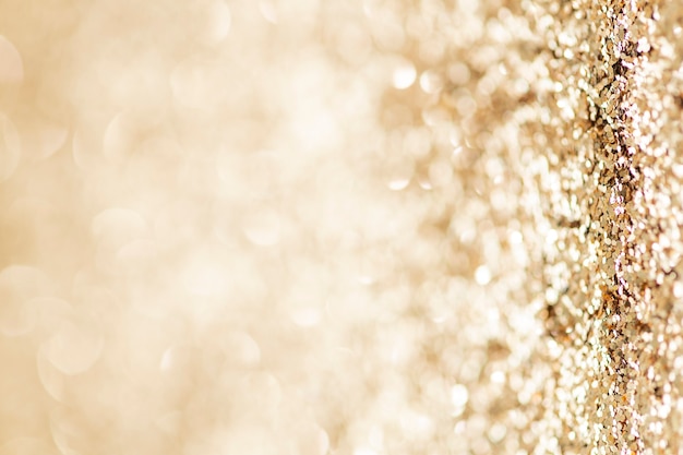 Textura de fundo com glitter dourado brilhante