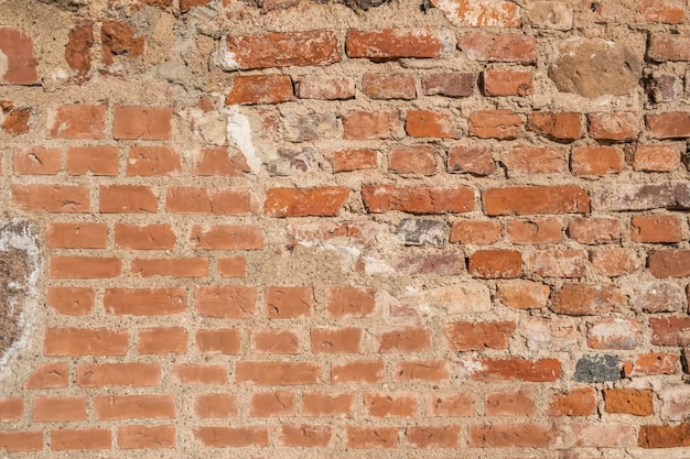 Textura de fundo de alvenaria de cor vermelha antiga