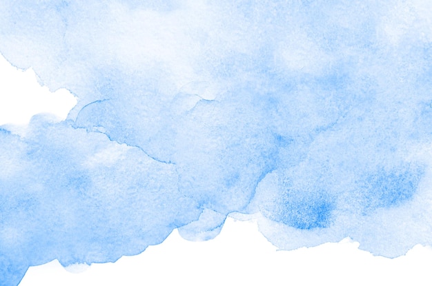 Textura de fundo de aquarela azul abstrata