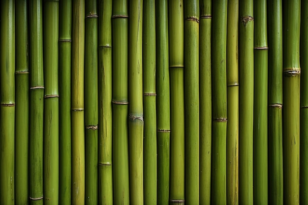 Textura de fundo de bambu verde