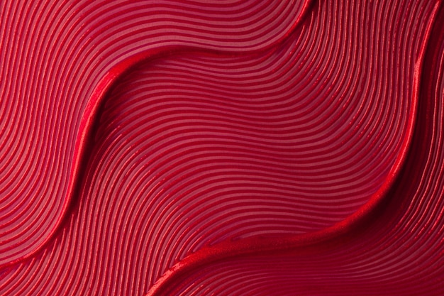 Textura de fundo de batom vermelho brilhante manchada