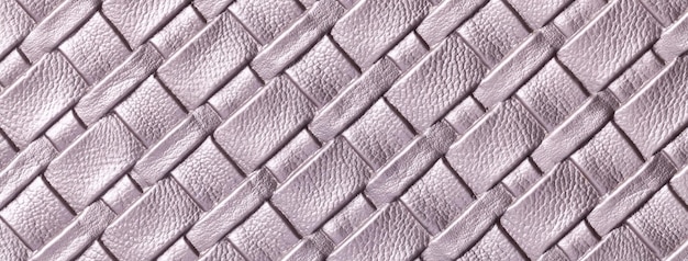 Textura de fundo de couro violeta com padrão de vime macro fundo de pérola abstrato de têxteis