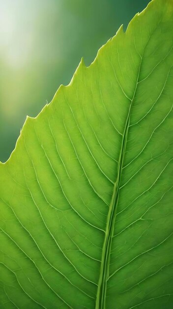 Textura de fundo de folha verde