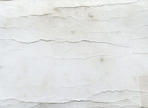 Textura de fundo de papel branco velho e surrado