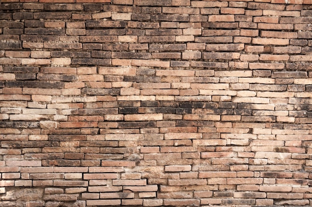 Textura de fundo de parede de tijolo antigo material de fundo da construção de edifícios industriais para fundo retrô