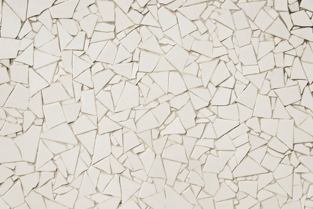 Textura de fundo de parede moderna mosaico branco