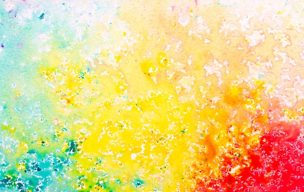 Textura de fundo de pintura colorida abstrata de vista superior