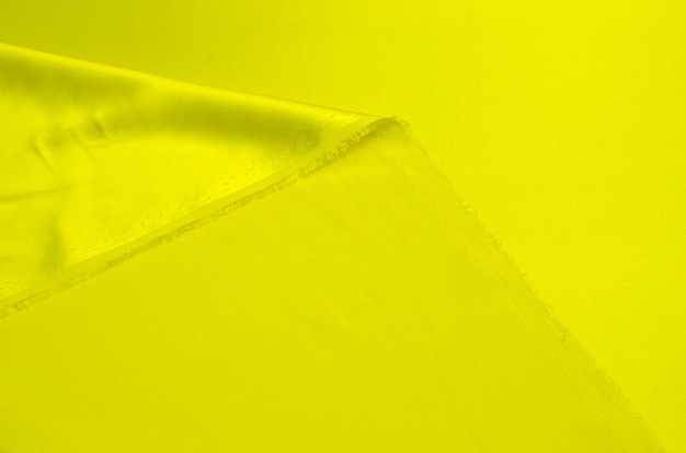 Foto textura de fundo de tecido amarelo