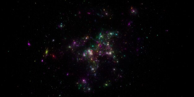 Foto textura de fundo do espaço sideral estrelado