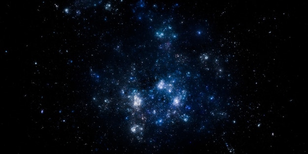 Textura de fundo do espaço sideral estrelado
