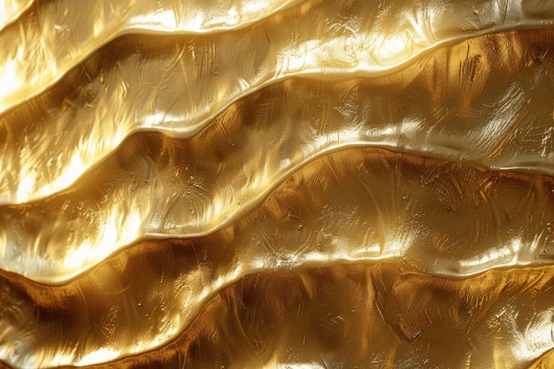 Textura de fundo dourado ondulado