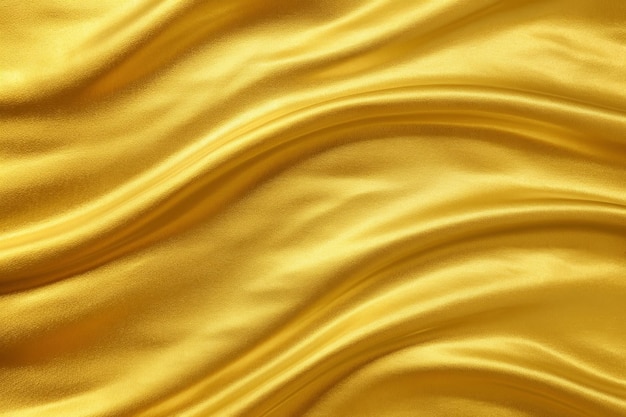 Textura de fundo dourado tecido de seda de luxo dourado suave para fundo liso satinado dourado elegante luxo e fundo elegante tendência dourado