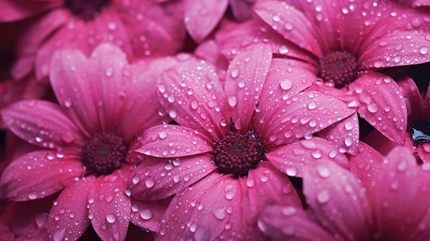 Textura de fundo macro de chuva de gotas