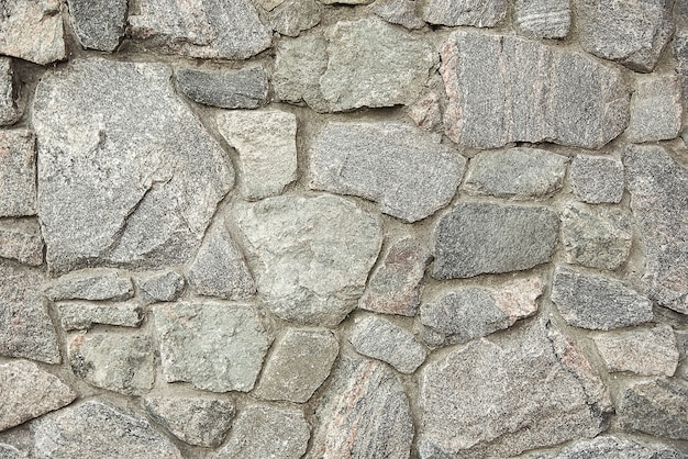 Foto textura de fundo velho muro de pedra cinza