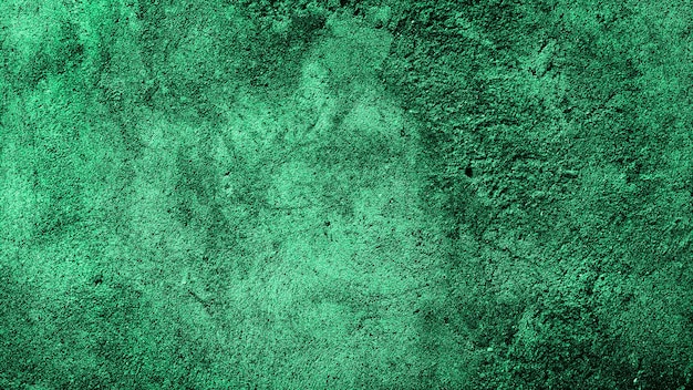 Textura de fundo verde da superfície da parede de cimento