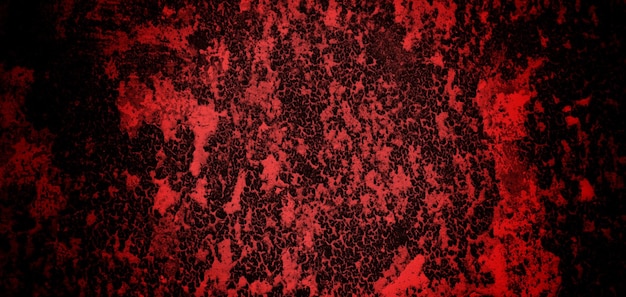 Textura de fundo vermelho grunge abstrato fundo escuro vermelho assustador