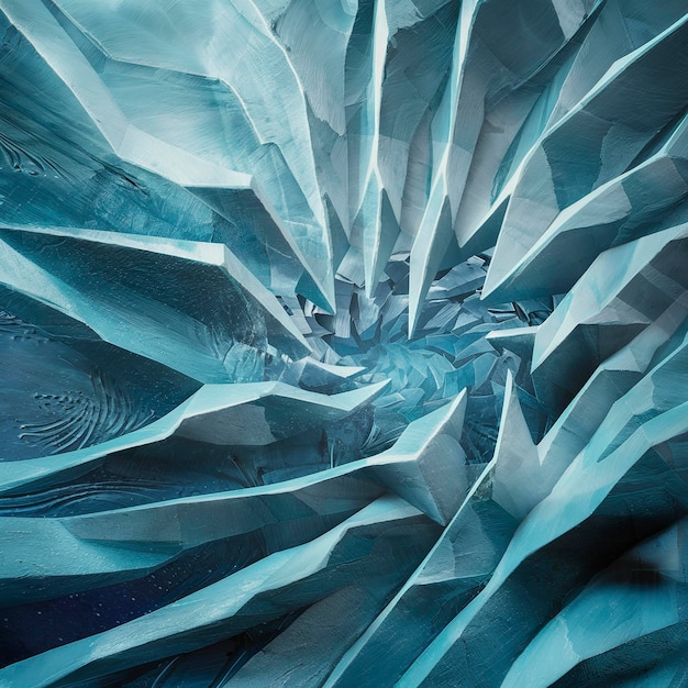 textura de gelo abstrata cor azul