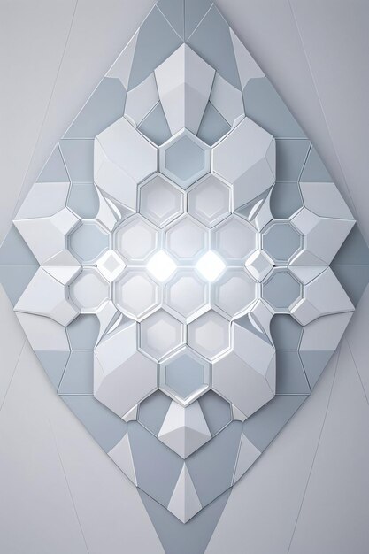 Foto textura de geometria branca 3d fundo moderno