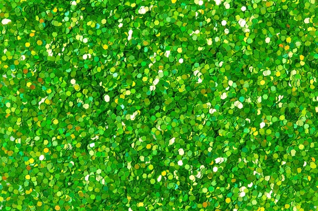 Textura de glitter verde