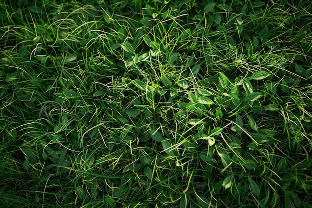 textura de grama verde