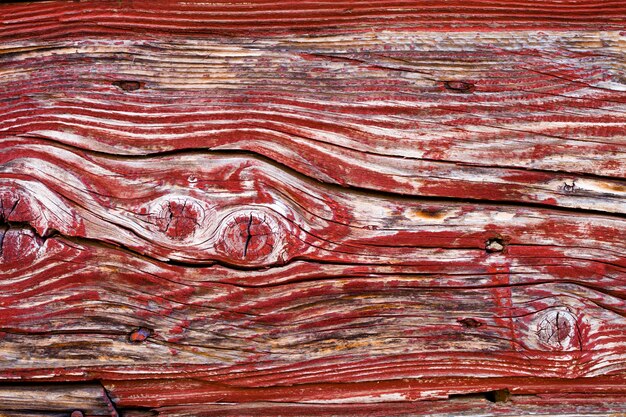 Textura de grunge de porta vermelha de madeira velha
