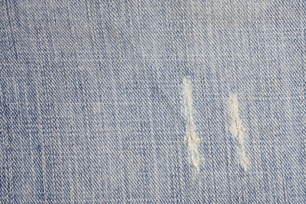 Textura de jeans rasgado.