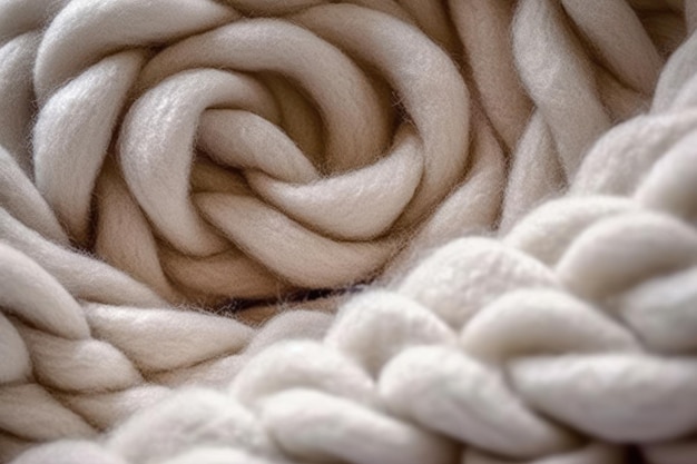 Textura de lã macia para design têxtil e artesanato