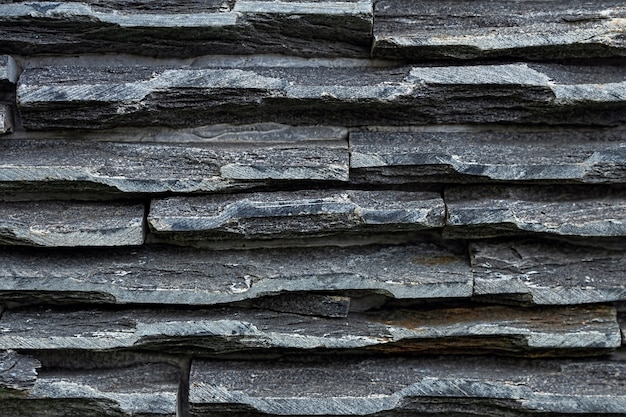 Foto textura de ladrilho de pedra escura