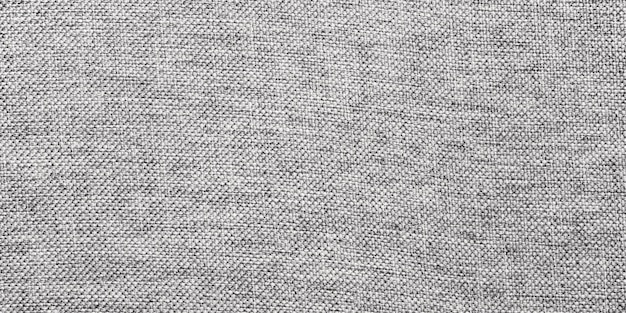 Textura de linho de fundo de tecido cinza de têxteis naturais