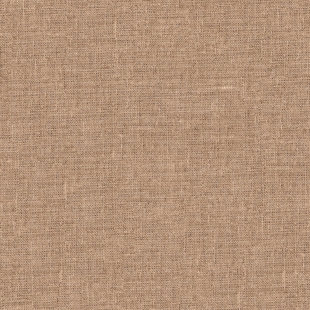 Textura de linho sem costura Material têxtil grosseiro Fibra natural Tecido serapilheira de lona