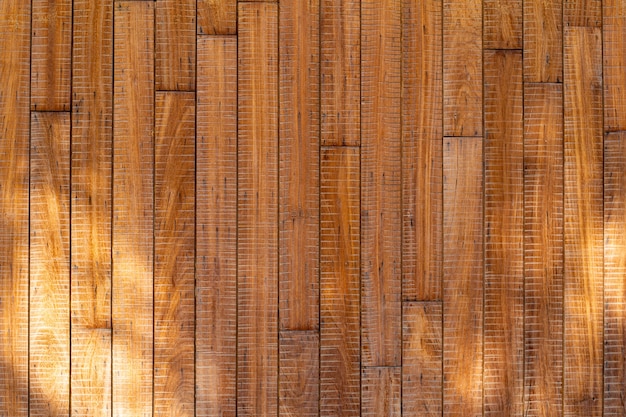 Textura de madeira com fundo de luz solar