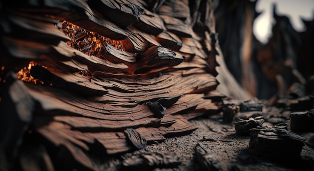 textura de madeira escura