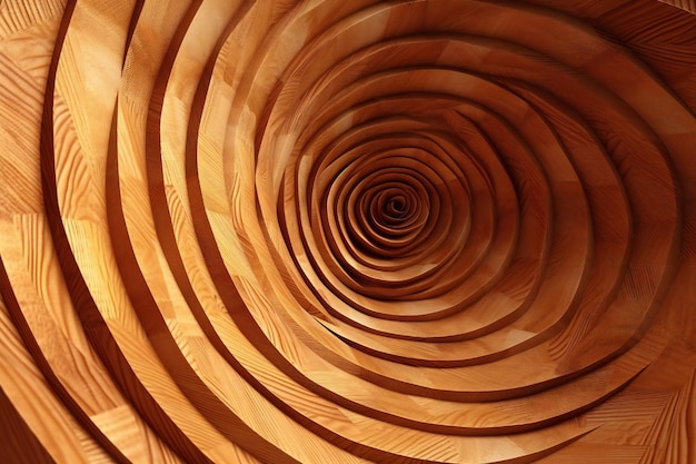 Foto textura de madeira espiral torcida abstrata