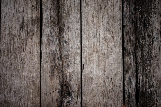 Foto textura de madeira velha vintage padrão de madeira marrom escuro para o fundo