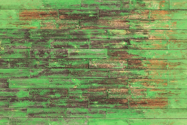 Textura de madeira verde gasto abstrata