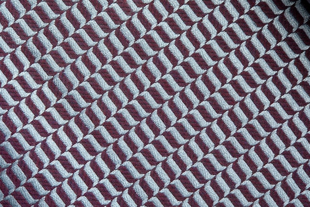 Textura de malha Textura de tecido jacquard com padrão geométrico azul cinza Padrão de mosaico de crochê