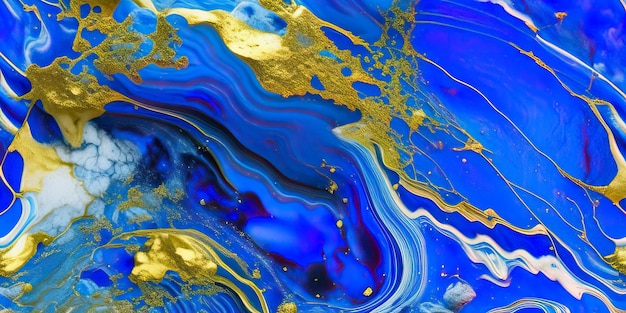 Textura de mármore Fluido fluindo Arte de fundo Splash Diy Cores fluidas Ouro Preto