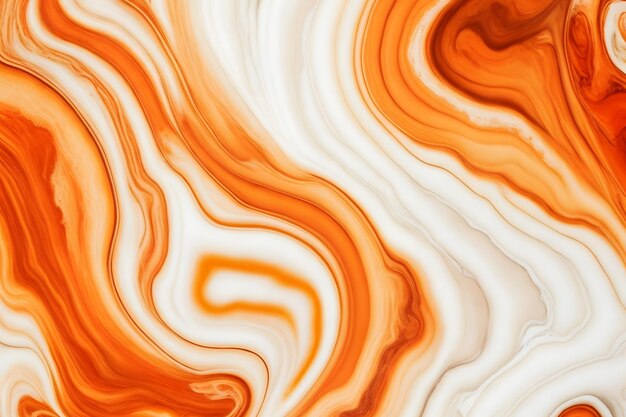 Textura de mármore laranja e Dhite Fundo Textura de Mármore larenja ai gerada