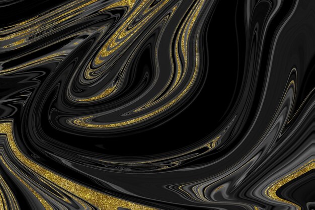 Textura de mármore preto e dourado