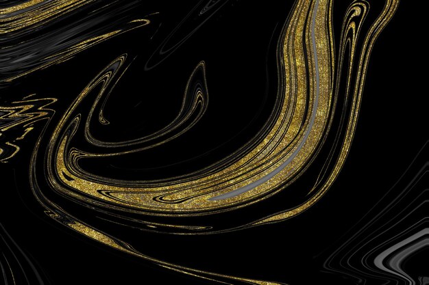 Textura de mármore preto e dourado