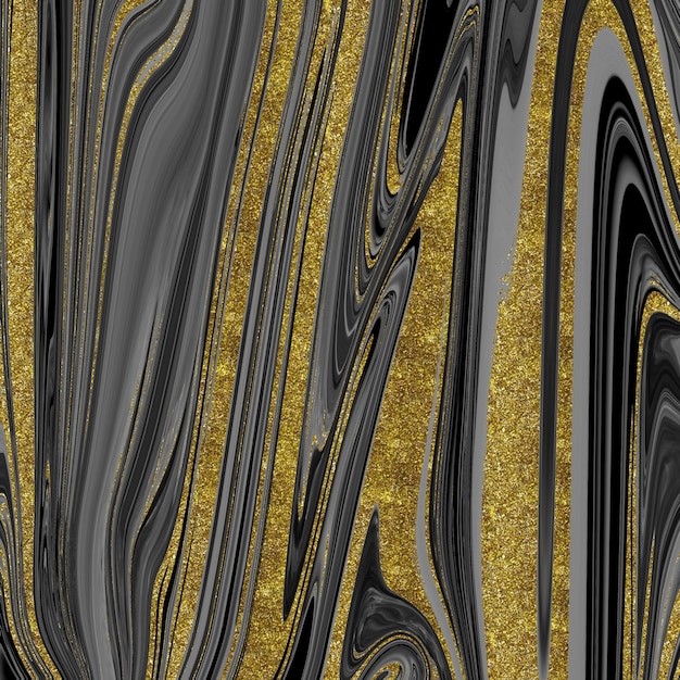 Textura de mármore preto e dourado