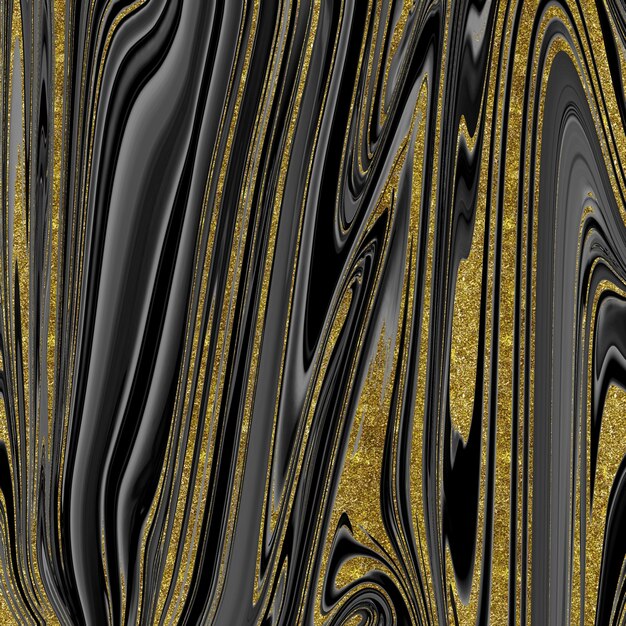 Textura de mármore preto e dourado