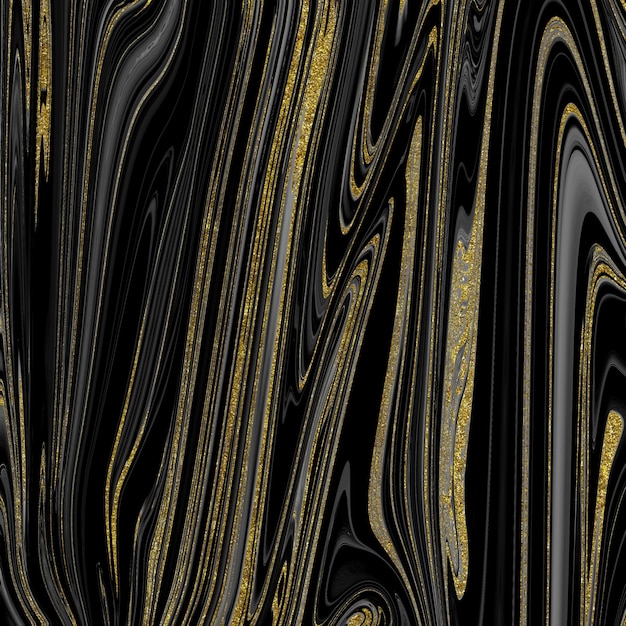 Textura de mármore preto e dourado