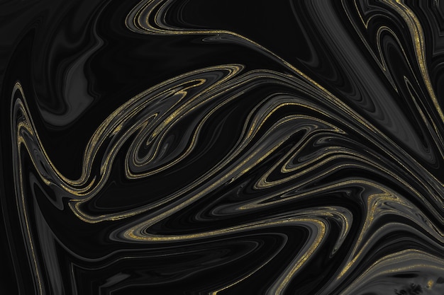 Textura de mármore preto e dourado