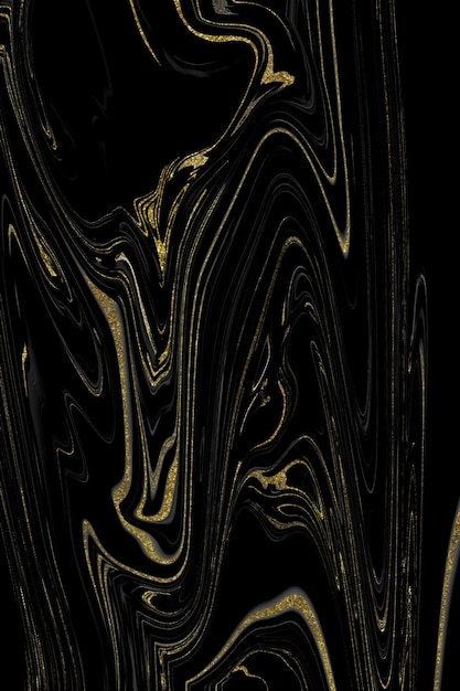 Textura de mármore preto e dourado