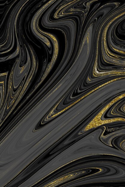 Textura de mármore preto e dourado