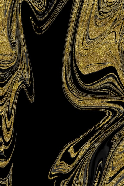 Textura de mármore preto e dourado