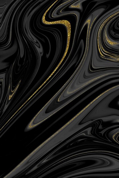 Textura de mármore preto e dourado